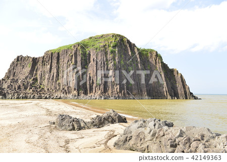 [京都市，丹後市]立岩和夏日的天空 42149363