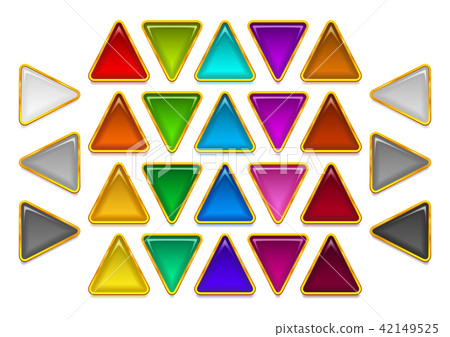 Set of Glass Buttons 42149525