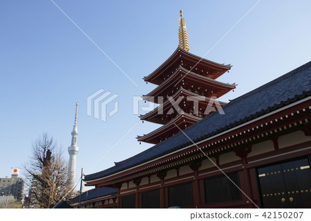 淺草5層塔和東京天空樹 42150207