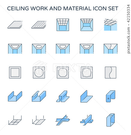 ceiling work icon ceiling work icon 42150334