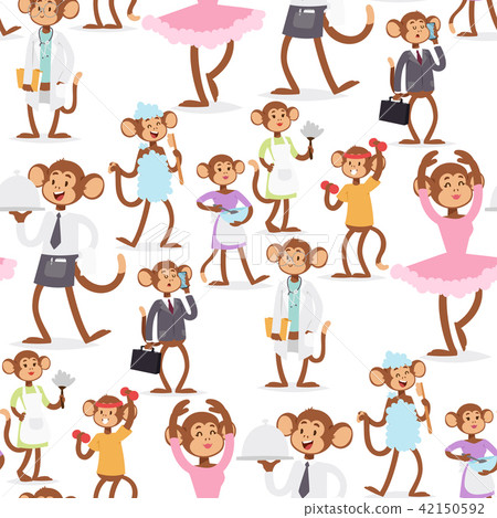 Monkeys rare animal vector cartoon macaque like people nature primate character wild zoo ape Monkeys rare animal vector cartoon macaque like people nature primate character wild zoo ape 42150592