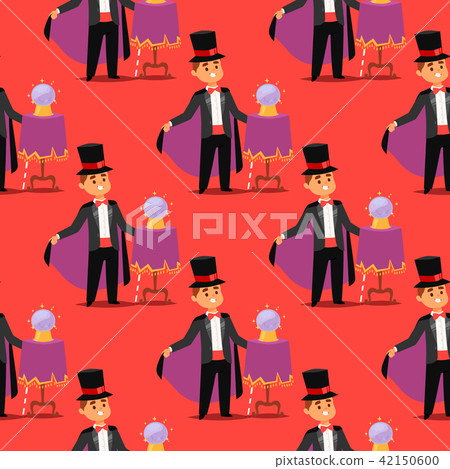 Magician prestidigitator illusionist vector character tricks juggler vector illustration magic Magician prestidigitator illusionist vector character tricks juggler vector illustration magic 42150600