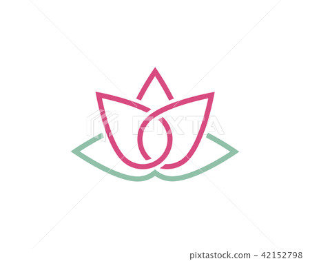 Beauty Vector lotus logo Template 42152798