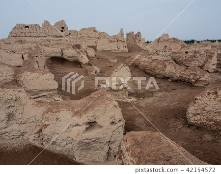 新疆Wiggle自治區吐魯番·上校城堡/蛟河遺址，吐魯番，中國 42154572
