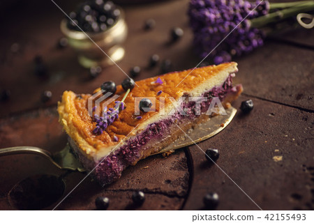 blueberry lavender cheesecake, healthy cake raw 42155493