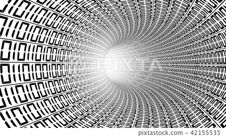 Binary code numbers in white abstract speed Binary code numbers in white abstract speed 42155535
