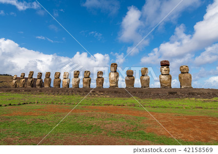 Moai復活節島Ah Tongariki Moai復活節島Ah Tongariki 42158569