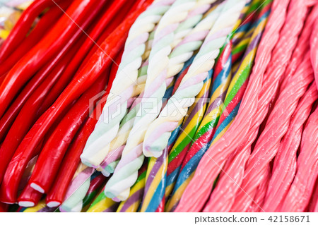 Wonderful candy sticks in any color and appearance Wonderful candy sticks in any color and appearance 42158671