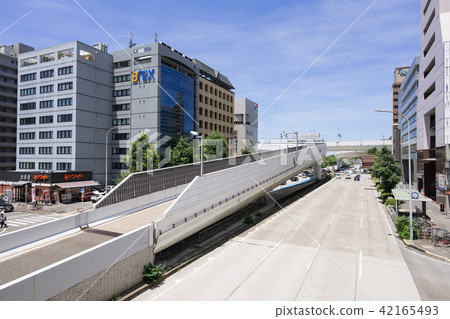 Nagoya city Naka-ku Marunouchi Fushimi-dori Nagoya high-speed central city circle line Marunouchi interchange exit 42165493