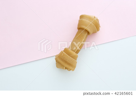 Dog Bone on blue and pink 42165601