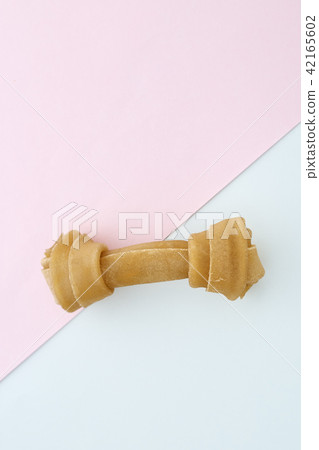 Dog Bone on blue and pink 42165602