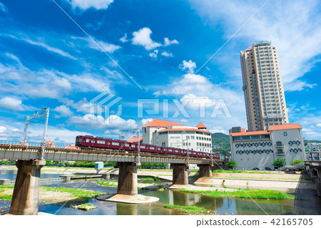 Muko river and Takarazuka Grand Theater Muko river and Takarazuka Grand Theater 42165705