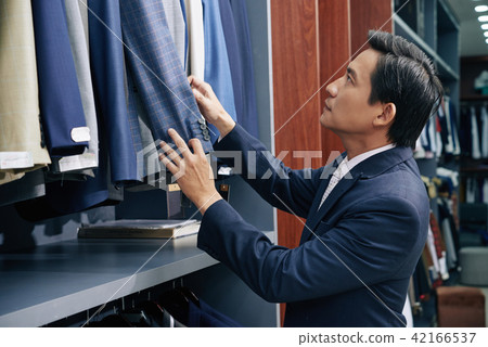 Man buying suit Man buying suit 42166537