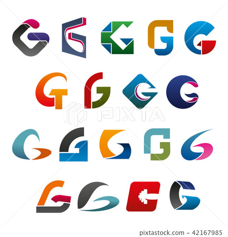 G letter symbols and icons vector for business 42167985