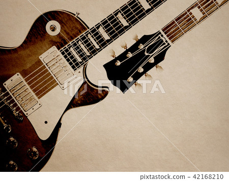 背景 - 紙 - 電吉他 42168210