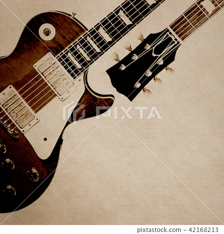 Background - Paper - electric guitar 42168213