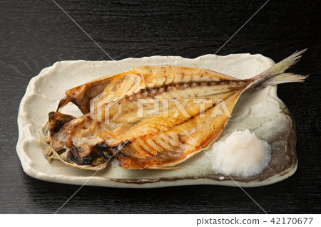 Grilled fish of dried fish Grilled fish of dried fish 42170677