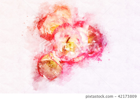 flower blooming on colorful watercolor painting flower blooming on colorful watercolor painting 42173809