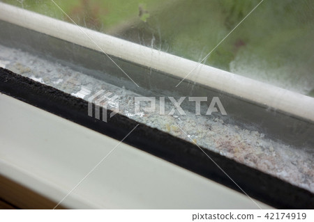 Internal dew condensation aged deterioration of double glazing Internal dew condensation aged deterioration of double glazing 42174919