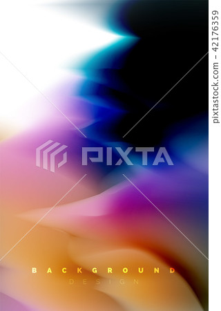 Holographic paint explosion design, fluid colors flow, colorful storm. Liquid mixing colours motion Holographic paint explosion design, fluid colors flow, colorful storm. Liquid mixing colours motion 42176359