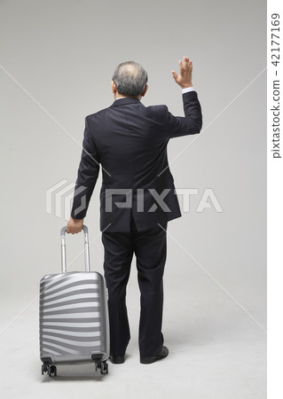 Business, luck, senior, old age, old man, Korean 42177169