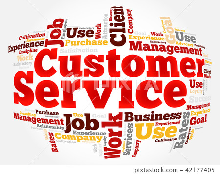 Customer Service word cloud Customer Service word cloud 42177405