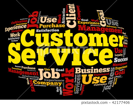 Customer Service word cloud Customer Service word cloud 42177406