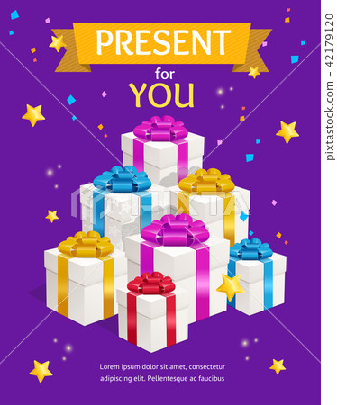 Gift Shop Ad. Vector 42179120