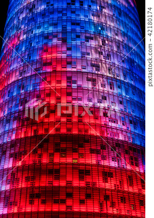 The Torre Glories Agbar Tower from Barcelona The Torre Glories Agbar Tower from Barcelona 42180174