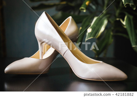 pair of bridal shoes 42181882