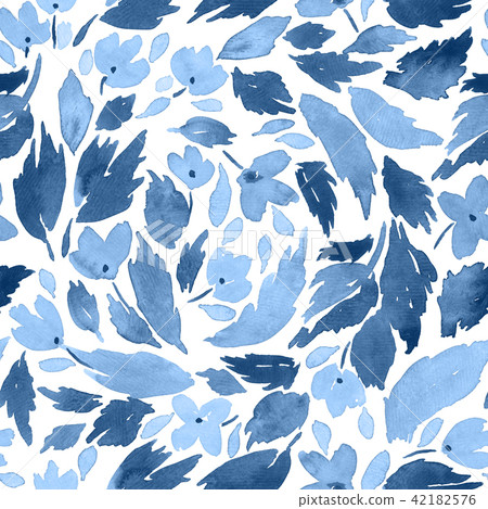Seamless floral watercolor pattern Seamless floral watercolor pattern 42182576