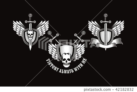 set of Vintage Skull 42182832