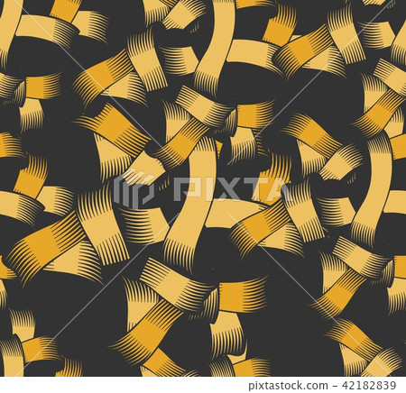 seamless pattern ribbons - Stock Illustration [42182839] - PIXTA