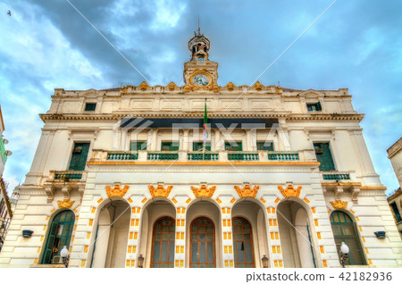 City hall of Constantine, a French colonial bulding. Algeria 42182936