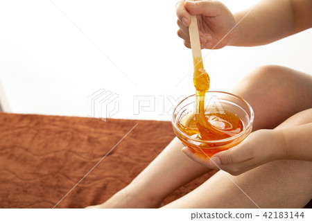 Brazilian wax image _ feet _ depilation unwanted hair treatment Brazilian wax image _ feet _ depilation unwanted hair treatment 42183144