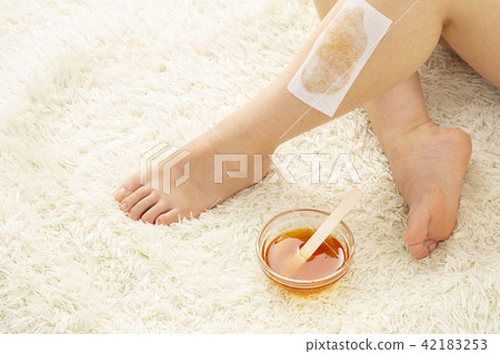 Brazilian wax image _ feet _ depilation unwanted hair treatment Brazilian wax image _ feet _ depilation unwanted hair treatment 42183253
