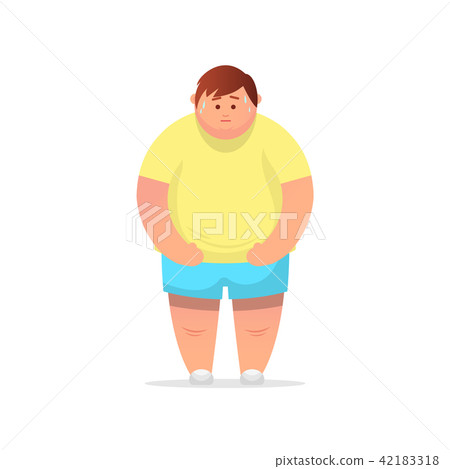 Diet and sport.  Cartoon vector illustration.  42183318