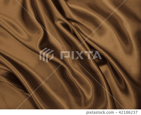 Smooth elegant brown silk or satin texture Smooth elegant brown silk or satin texture 42186237