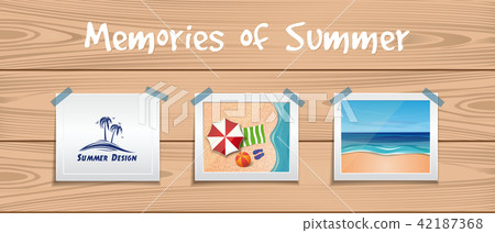 Memories of summer. Summer design set 42187368