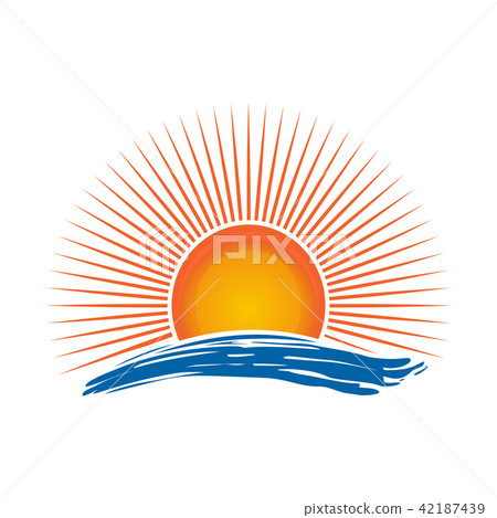 Sun over the sea 42187439