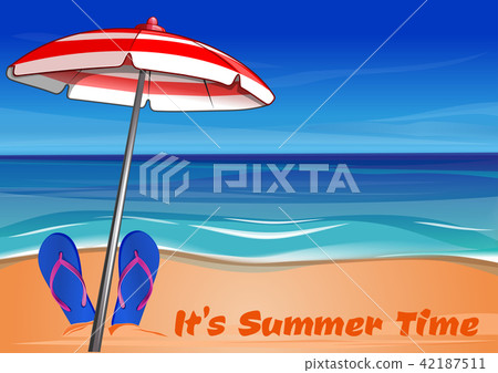 Summer lettering. It's Summer Time 42187511