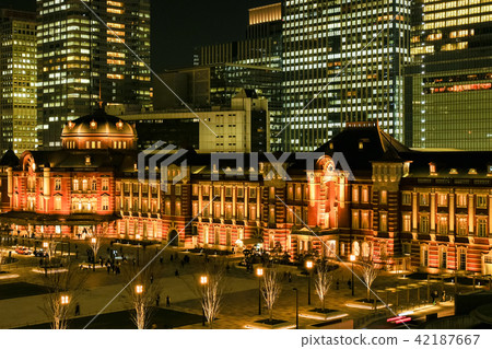 東京站(夜景) 東京站(夜景) 42187667