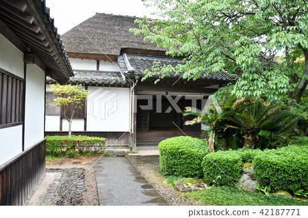 Kinkitsuki of rain Castle Town samurai house 42187771