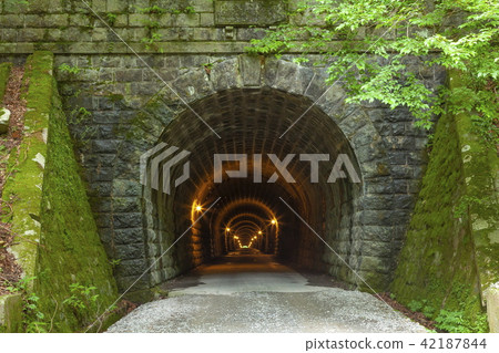 Old Tiancheng tunnel seen from the Kawazu town side, Kawazu town in Kamo gun, Shizuoka prefecture 42187844