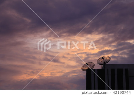 Telecommunication tower Antenna and satellite dish Telecommunication tower Antenna and satellite dish 42190744