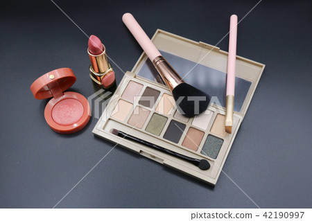 Cosmetics on dark background, beauty concept. Cosmetics on dark background, beauty concept. 42190997