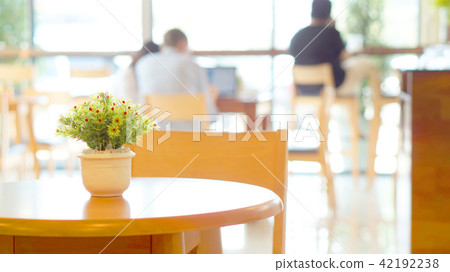 Cafe working space open office with day light  42192238