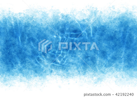 Water wave blue summer watercolor background Water wave blue summer watercolor background 42192240