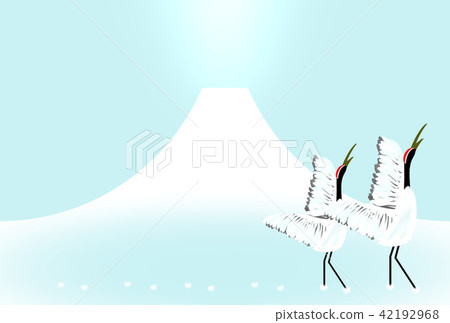 起重機起重機富士山 42192968