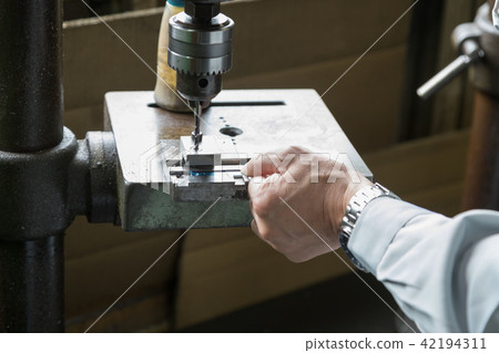 Factory People Working Drills Factory People Working Drills 42194311